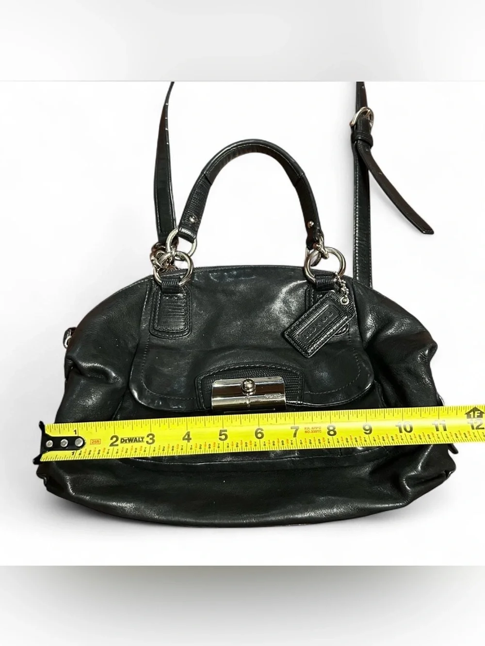 Coach Kristen leather satchel bowlers bag